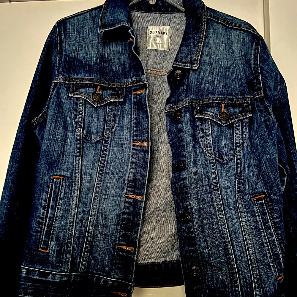 Ladies size Large Old Navy denim jacket